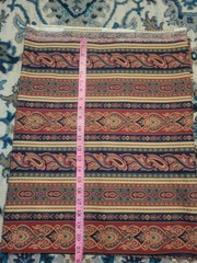 Museum Classic~~Navy, Red, Tan Paisley Stripe~~VIP ~~144″ X 43″ 4 Yards