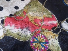 Hi Fashion Fabric INC VTG 1980’s Oleg Cassini Style Material 2 Yards
