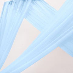 Baby Blue Wedding Arch Draping Fabric 1 Panel 29″ X 20 FT Extra Long Gauze Drape