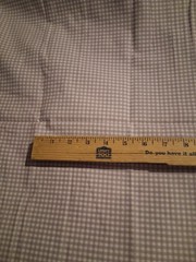 Purple And White 1/8″ Checks Cotton Fabric 42″ X 54″
