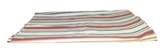 Vintage Multicolor Striped Hemmed Cotton 40″ Wide 1 yd. 15″ Long