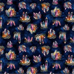 WINDHAM – Dragon Kingdom by Whistler Studios – Crystal Magic – Midnight 1/4yd
