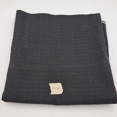 2.5 Yd Quilt Cotton Fabric Black Homespun Woven Unbranded Quilt Shop Quality