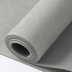 Light Gray Suede Auto Headliner Fabric 108×60 Inch Foam Backing Car Roof Wrap