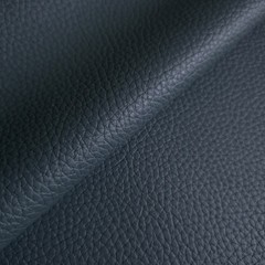 Charcoal Blue Pebble Grain Faux Leather Fabric 54″ Satin Glow By The Yard