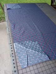 1 yard Patriotic American Flag Bows 4th of July Quilting Cotton Remnant 44″x45″