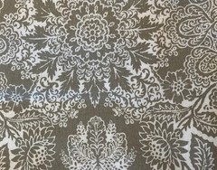 1 Yard Gray & White 44” Wide 100% Cotton