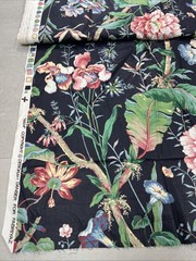 Vintage Deborah Danser Floral Fabric for FabriYaz 54” x 20 ft Designer Yardage