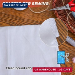 Simple&Opulence Cotton Linen Fabric 55″ Wide 4oz by The Yard, Lightweight Breath