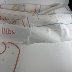 Vintage That’s Our Baby Bibs Do It Yourself Sewing Panels A Sheet Of 10 W/ Mice