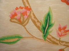 Marvic Textiles Watered Silk Moire Floral Curtain Upholstery Cushion Fabric