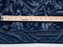 Gia MATTE NAVY Geometric Sequins on NAVY Mesh Lace Fabric by the Yard – 10101