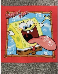 Vintage 2005 Sponge Bob & Patrick Viacom Pillow Cushion Panels NEW