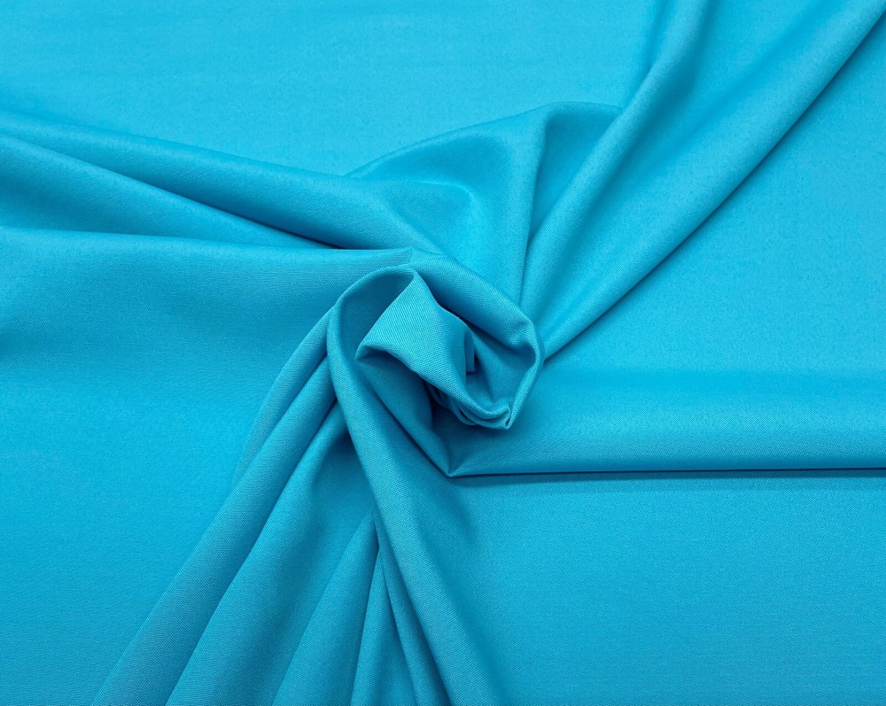 RICHLOOM VERANDA TURQUOISE BLUE SOLID OUTDOOR INDOOR MULTIUSE FABRIC BTY 54″W