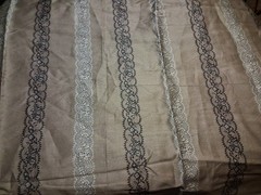 Alternating Solids Floral Patterns Egyptian Cotton Fabric 32″ X 48″