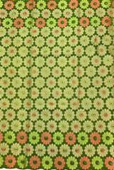Green Gold Multicolor Swiss Voile Lace- Gold Floral Lace- Sold by 5 Yards..