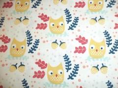 Dear Stella Cotton Fabric Hilltop Owls One Yard
