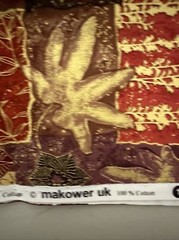 Fabric 100% Cotton 29 Inches Enchanted Garden Collage Makowar United Kingdom