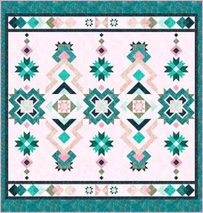 Wilmington Batiks – Desert Blossom – Bricks – Light Pink, Fabric BTY