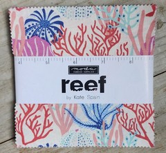 Moda Reef by Kate Spain Charm Pack 100% Cotton 5×5 42 Count Quilting Fabric