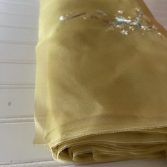 SILK Mustard Yellow FABRIC 10 Yards x 22 Inches Wide or 360 Inches x 22 Wide