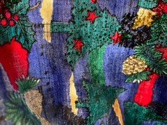 Christmas Fabric Lot of Cut Cloth – 1 Pound 11 Ounces – About 6 Plus Yards