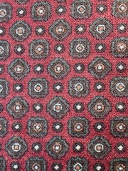 Fabric VTG 70s Couleur International Retro Geometric Medallion Soft Drape 36×60″