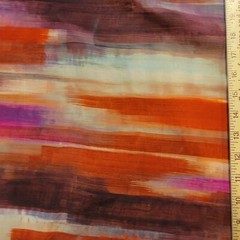 Brilliant Sunset… Streaks of Pinks, Creams, Cupro Soft Shirting – Tres Chic!