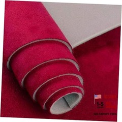 Headliner Fabric – 96″ L × 60″ W Auto Head Liners, Fabric 96″L×60″W Red Suede