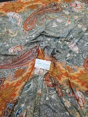 90/10 Stretch Chiffon Spandex Digital Print – 4 Way Stretch – “Sahara Desert”