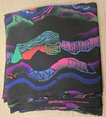 Abstract Kabul Gulf Fabric Material Fancy Silk Touch Printed 4.5 Yards Beautiful