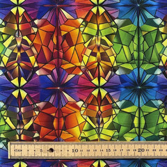 Little Johnny Kaleidoscope – Multi 150cm Wide 100% Cotton Fabric For Crafting