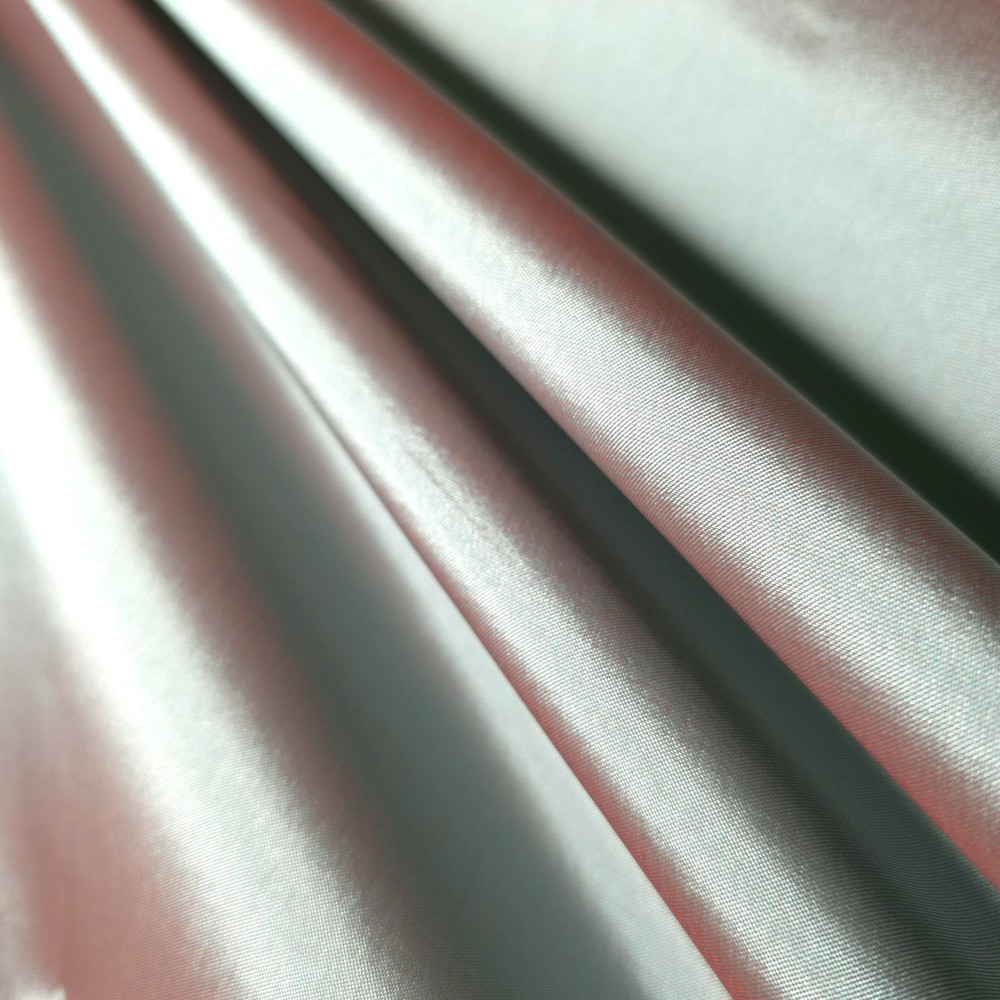 Mint Green Red Light Weight Crisp Faux Silk Taffeta Fabric 58″ By The Yard