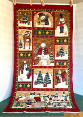 Celebrate The Season by Deb Strain for MODA Fabrics Snowman Cheater Panel