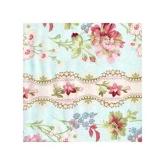 03388 French Border Mint – Cotton Quarter Yard
