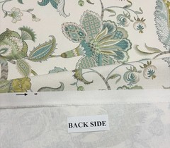 P KAUFMANN FLORIANA MINERAL SPA JACOBEAN FLORAL MULTIUSE FABRIC BY THE YARD 54″W