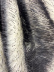 Bristol GREY Tip Candy Shag Long Pile Soft Faux Fur Fabric for Fursuit, Cosplay