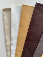 8 Faux Suede Fabric Remnants 24” x 24”