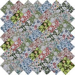 8″X8″ 50Pcs Cotton Fabric Squares for Sewing Quilting Supplies 100% Cotton