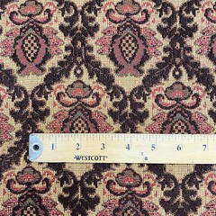 Burgundy French Royal Trellis Upholstery Fabric 54″