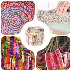 42 PCS Jelly Roll Fabric 2.5×20 Inch PreCut Cotton Strips Bundles Quilting