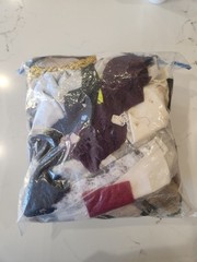 Fabric Remnant Lot TRUE designer Scrap Grab Bag All Types Quilt Craft 12 oz