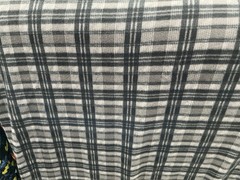 Fleece Rainbow Buffalo Plaid Multi colored Checks Fleece Fabric 60″ w, sold BTY