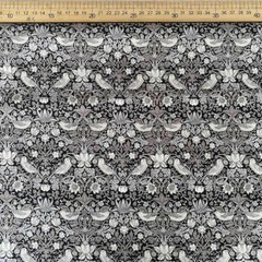 William Morris Strawberry Thief Painted Cotton Fabric for Sewing DIY BTHY 57″