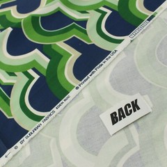 DURALEE EDEN ROC BLUE GREEN URBAN GEOMETRIC MODERN PRINTED FABRIC BY YARD 54″W