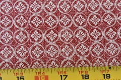 By 1/2 Yd, Red Print on Quilt Cotton, Jo-Ann, P3431