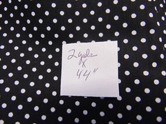 Cotton Quilting Fabric Mixed Black Prints Bundle 8.5yds Total 44″wide