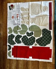 6 Lot Holiday Pattern Ready To Cut Out & Sew Halloween Witch Christmas Fall