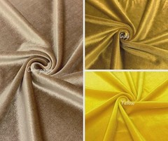 Stretch Velvet Fabric Green 4 Way Polyester Spandex Soft Velour 59 Inch