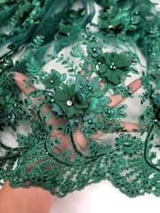 “Black Brocade Fabric with Textured Jacquard and Shimmer – Sold by the Yard”